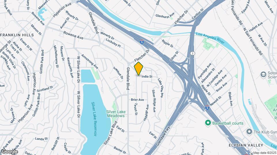 2512 Silver Lake Blvd Mapa y Detalles de la Ubicación