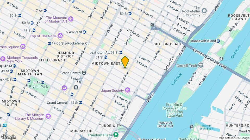 246 E 51st St, Unit 20 Mapa y Detalles de la Ubicación