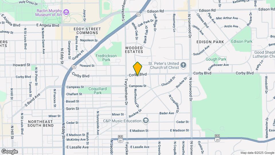 830 Northwood Dr Map and Location Details