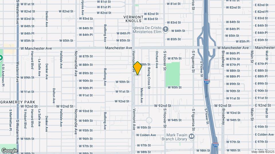 8886-8904 S Vermont Ave Map and Location Details