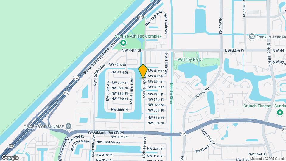 3901 NW 115th Ter Map and Location Details