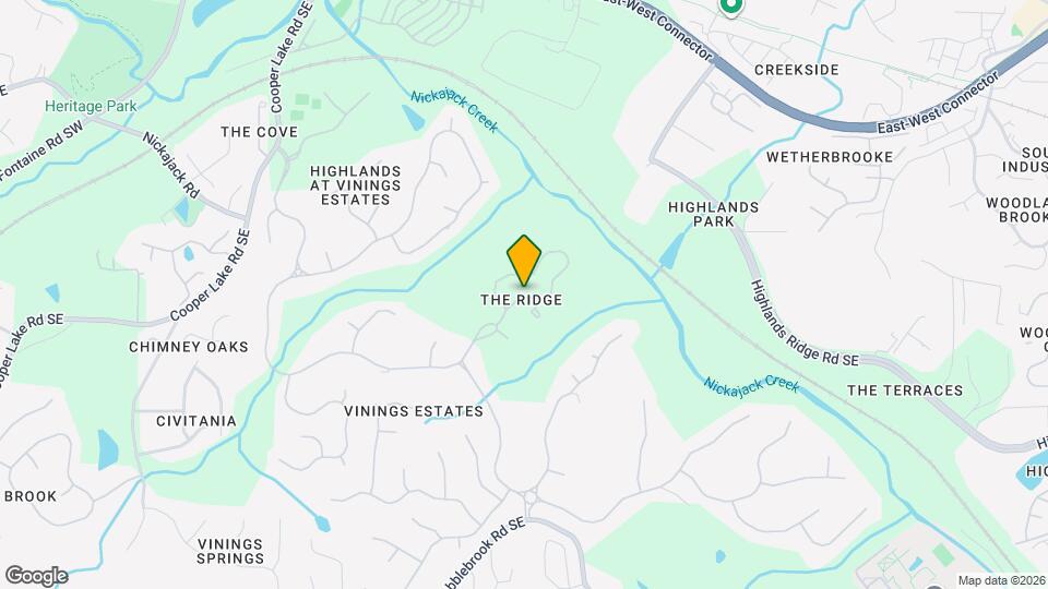 600 Vinings Estates Dr SE Map and Location Details