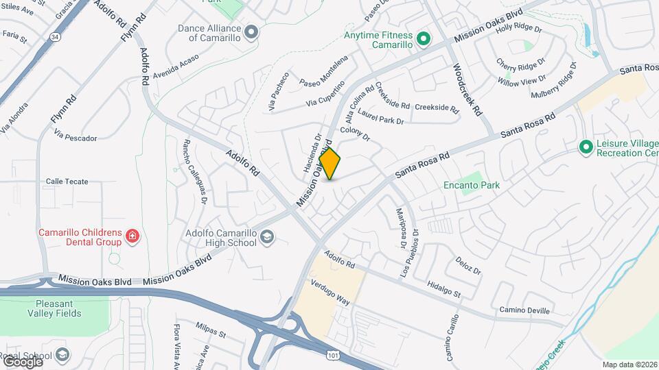 4960 Ladera Vista Dr Map and Location Details