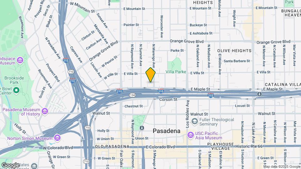 405 N Marengo Ave Map and Location Details