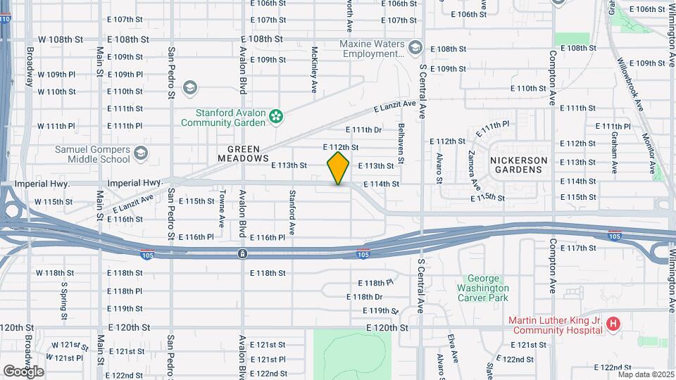 838 E Imperial Hwy Mapa y Detalles de la Ubicación