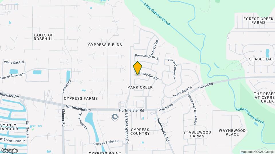 16906 Shoal Park Dr Map and Location Details
