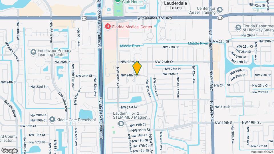 4800 NW 24th Ct Map and Location Details