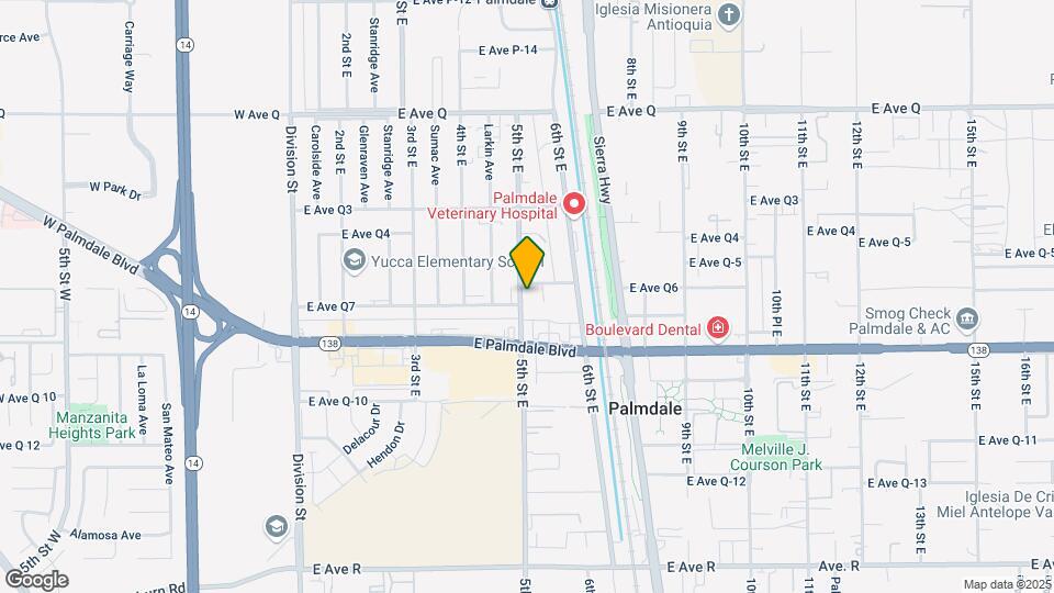 38444 5th St Map and Location Details