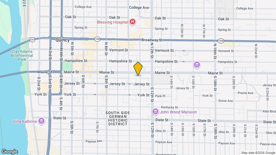 110 S 11th St Mapa y Detalles de la Ubicación