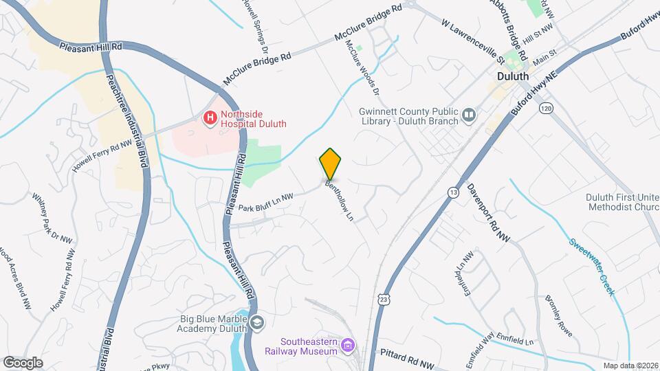 3539 Benthollow Ln Map and Location Details