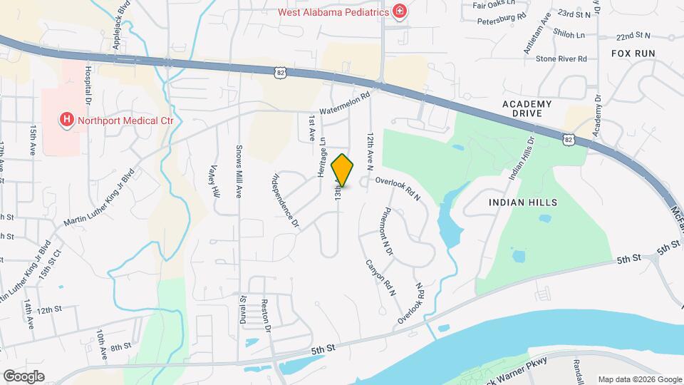 1205 Heritage Dr Map and Location Details