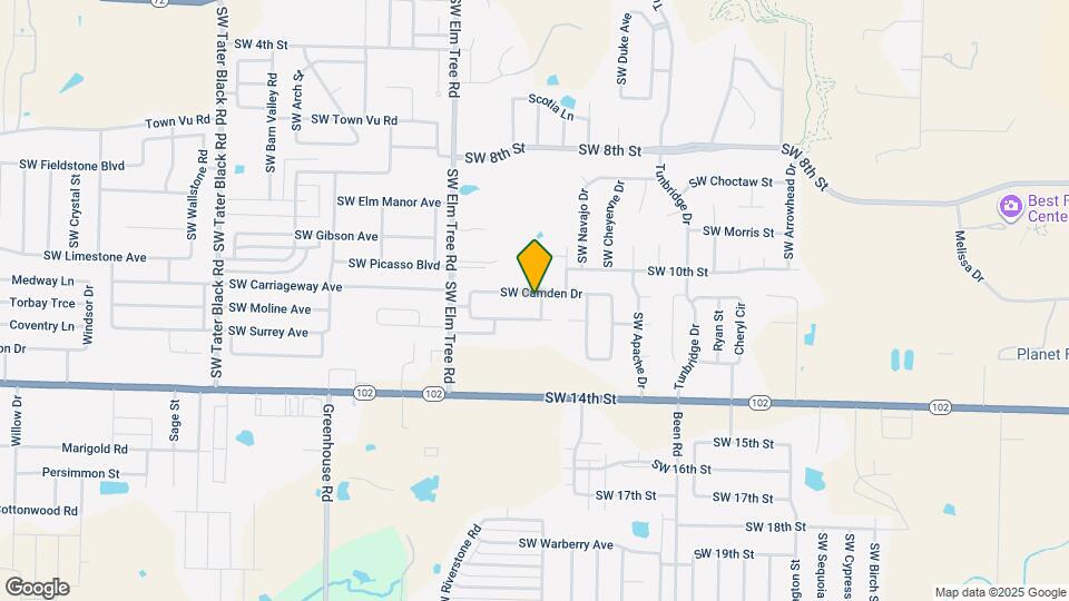 3101 SW Camden Dr Map and Location Details