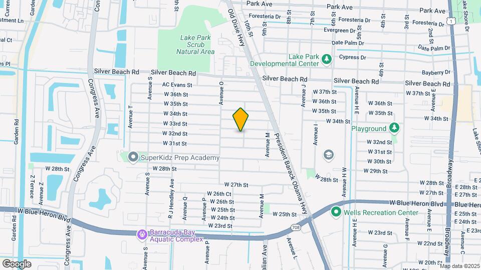 1208 W 32nd St Map and Location Details