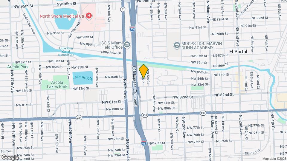8329 NW 5th Pl Mapa y Detalles de la Ubicación