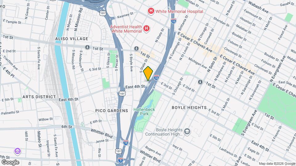 345 Gertrude St, Unit APT 1 Mapa y Detalles de la Ubicación