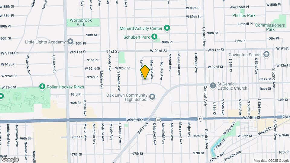 9243 Lynwood Dr Map and Location Details