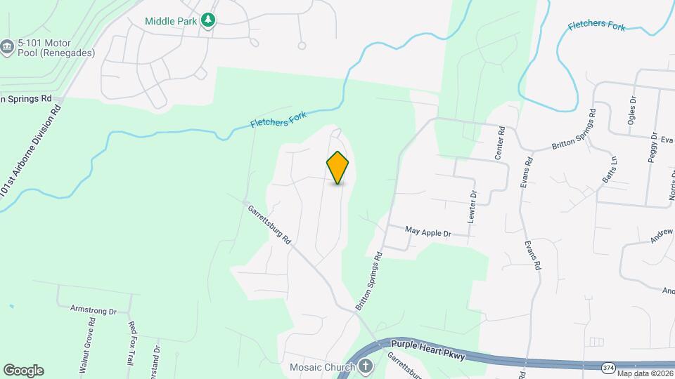 1188 Meachem Dr Mapa y Detalles de la Ubicación