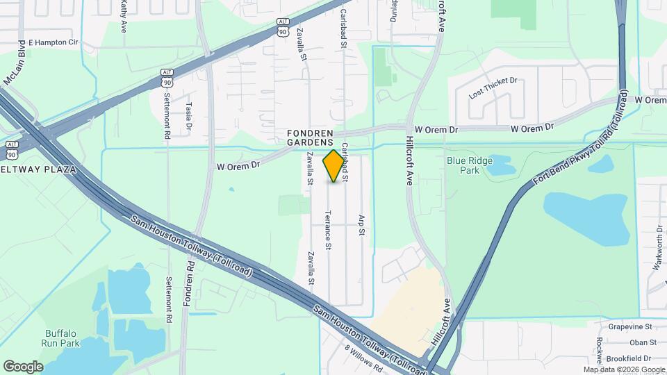 12537 Terrance St Map and Location Details