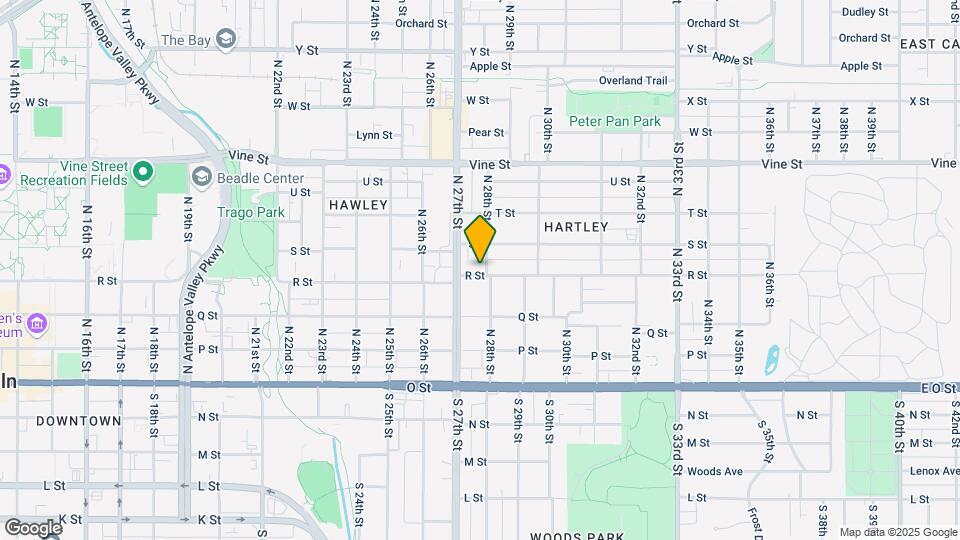 2740 R St Mapa y Detalles de la Ubicación
