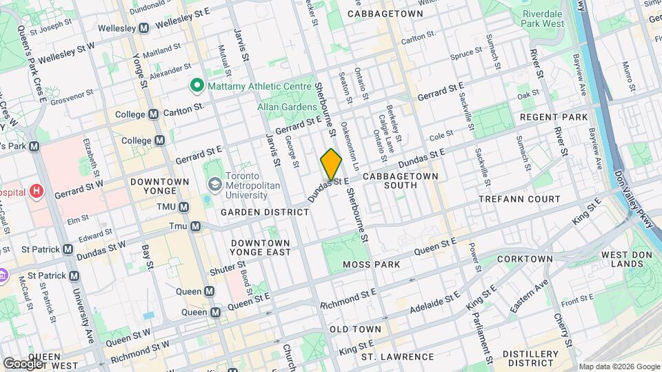 263 Dundas St E Map and Location Details