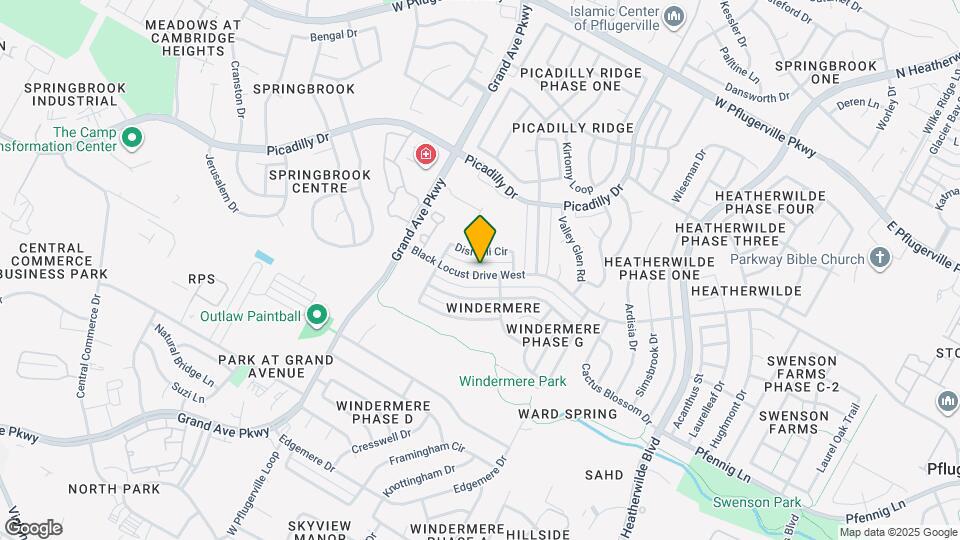 1102 Black Locust Drive West Map and Location Details