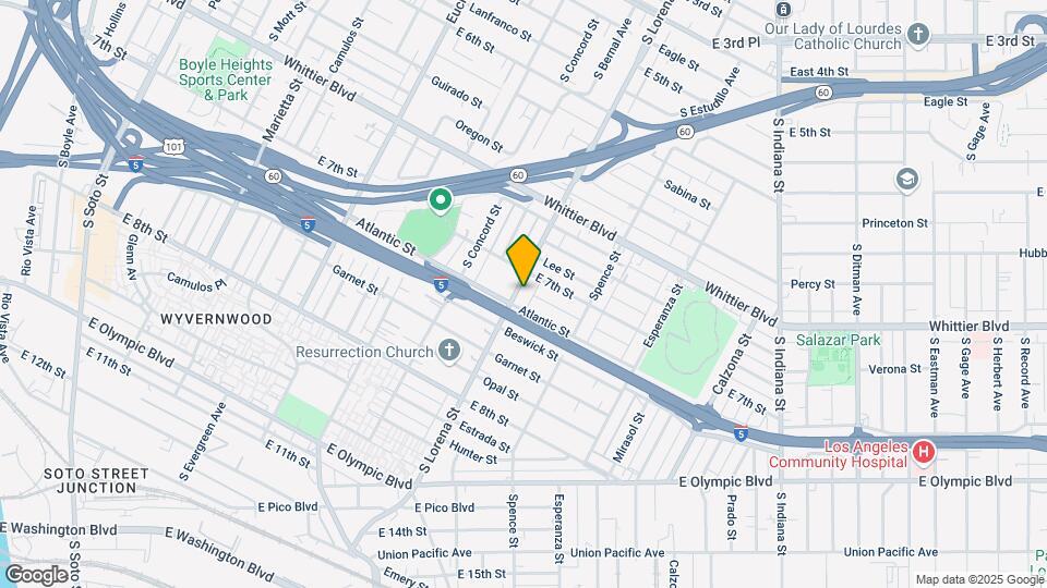 1020 S Lorena St Map and Location Details