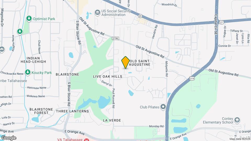 1571 Live Oak Dr Map and Location Details