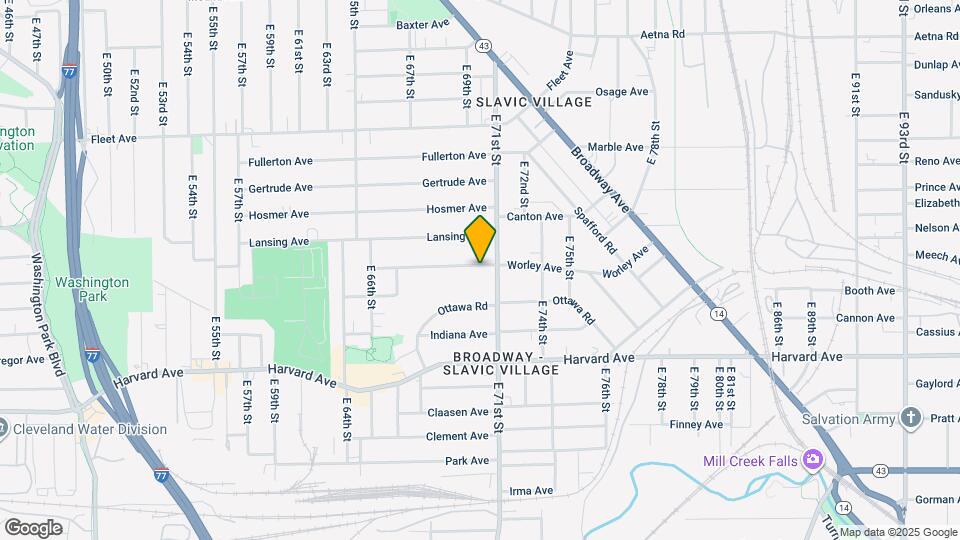7014 Worley Ave Map and Location Details