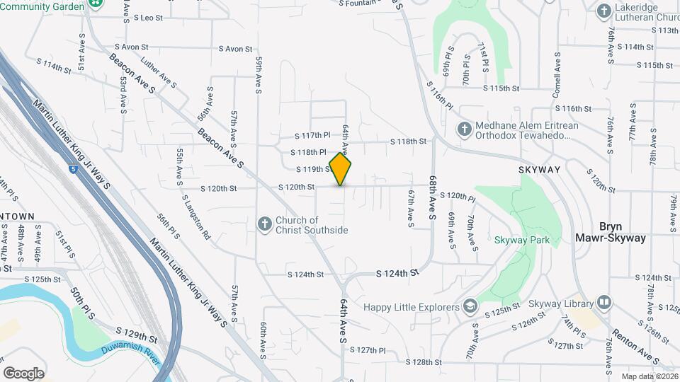 12001 64th Ave S, Unit A Mapa y Detalles de la Ubicación