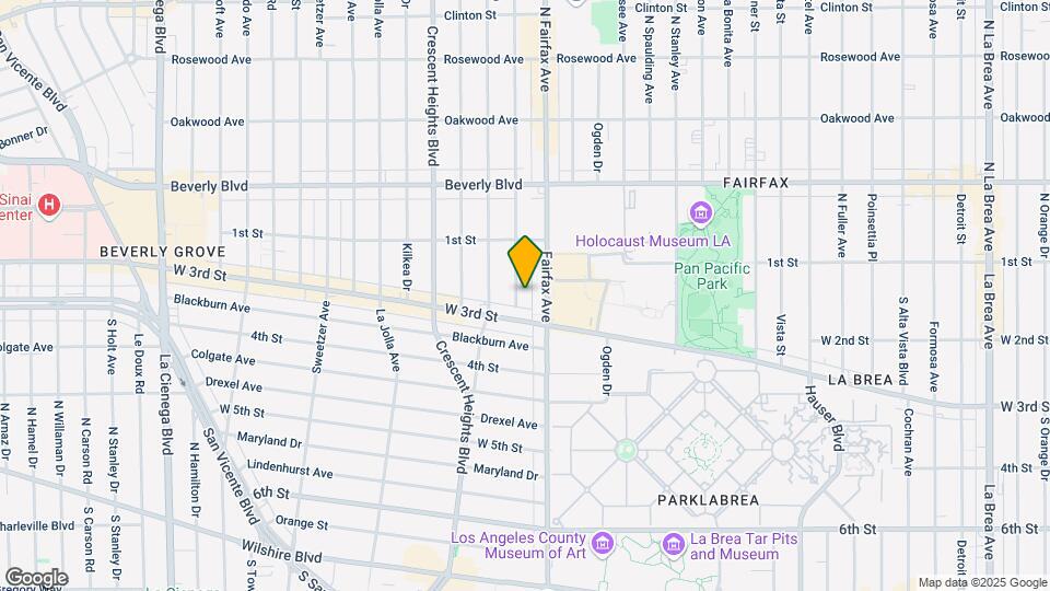 156-160 S Hayworth Ave Map and Location Details