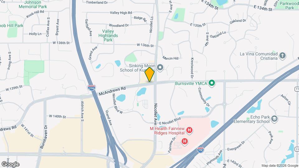 Nicollet Ridge-Burnsville Apts Map and Location Details