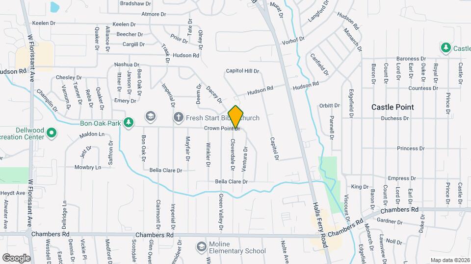 10194 Cloverdale Dr Map and Location Details