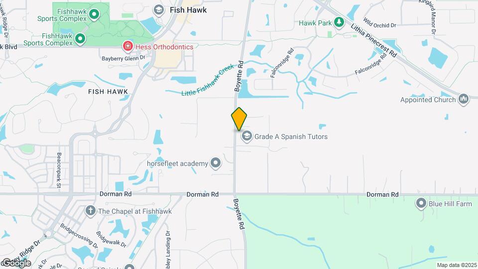 18927 Boyette Rd Map and Location Details