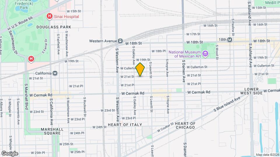 2241 W 21st St Map and Location Details