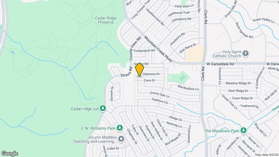 7415 Cave Dr Map and Location Details