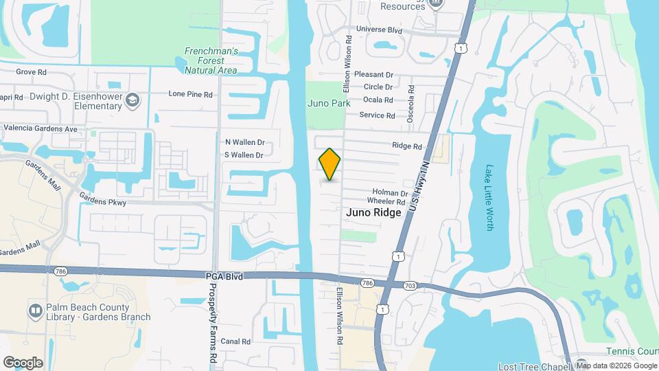 2046 Cove Ln Mapa y Detalles de la Ubicación