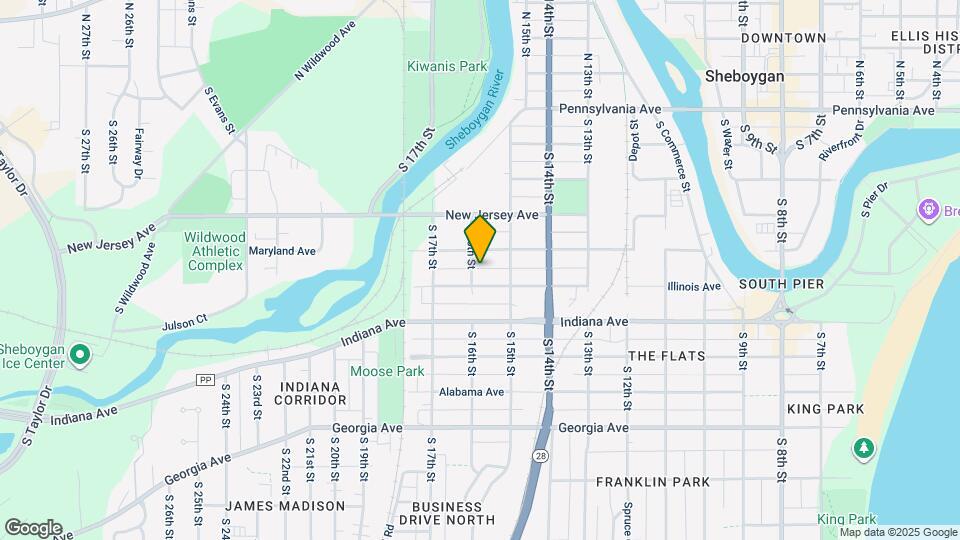 921 S 16th St, Unit 919 upper Map and Location Details
