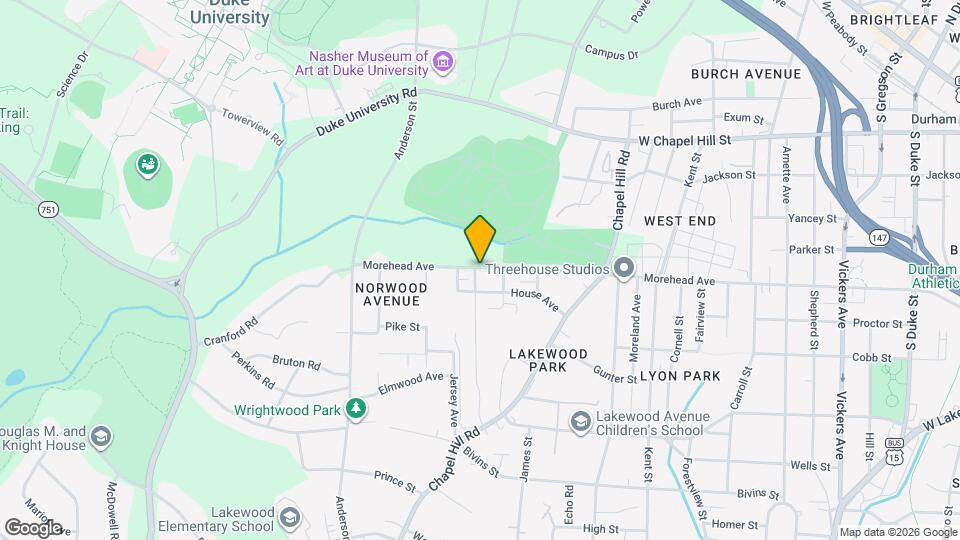 1925 Morehead Ave Map and Location Details