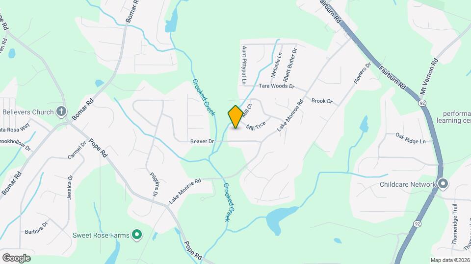 3020 Mill Ct Map and Location Details