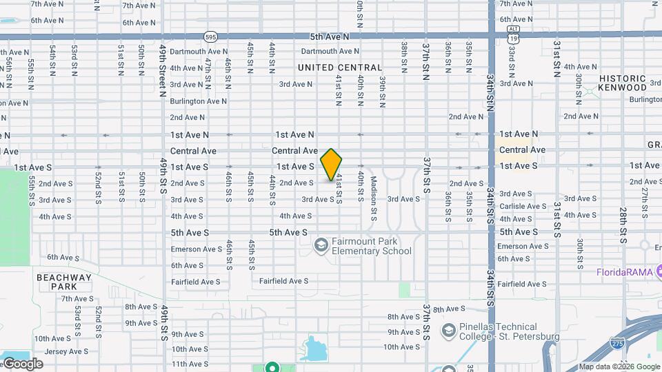 4120 2nd Ave S Map and Location Details