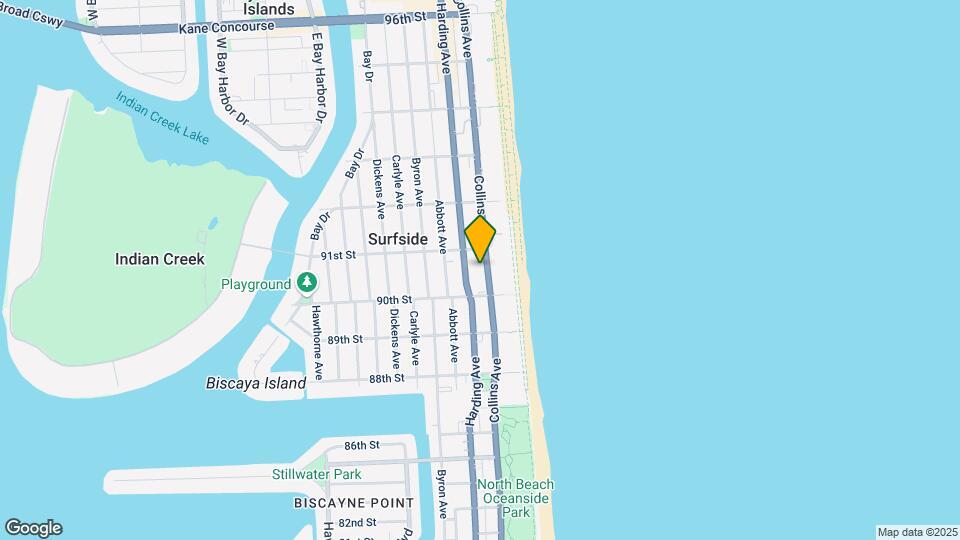9048 Collins Ave Map and Location Details