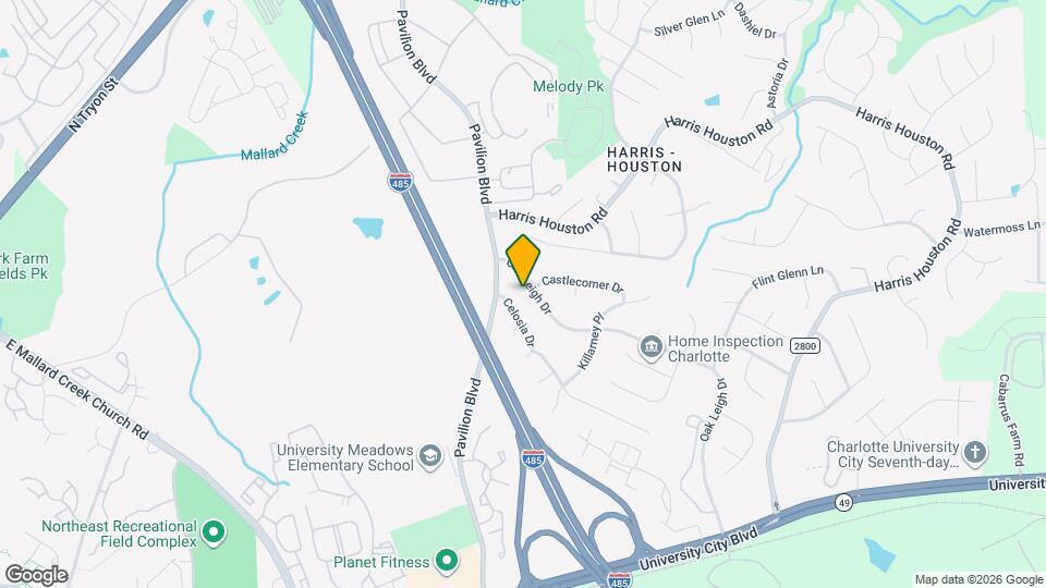 2501 Oak Leigh Dr Map and Location Details