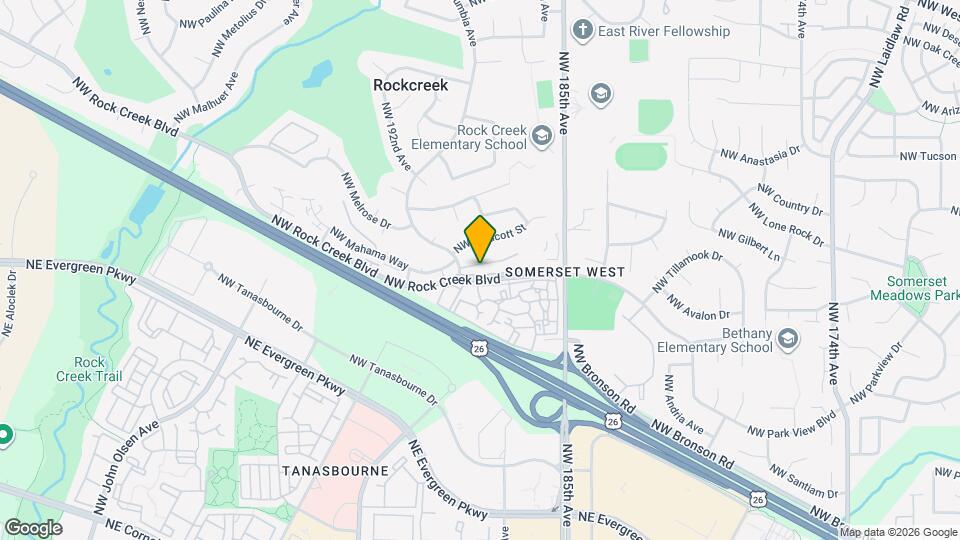 18910 NW Shadow Ln Map and Location Details