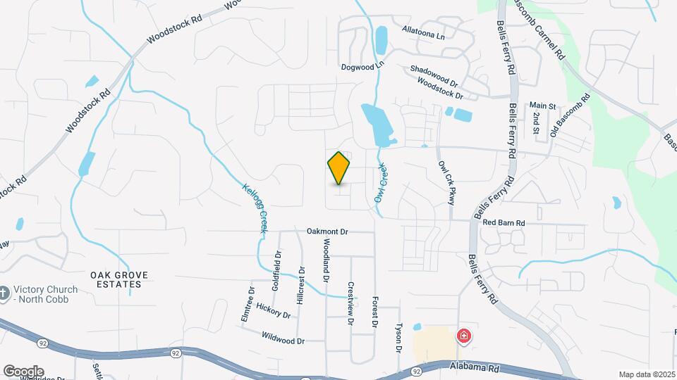 305 Daybreak Dr Map and Location Details