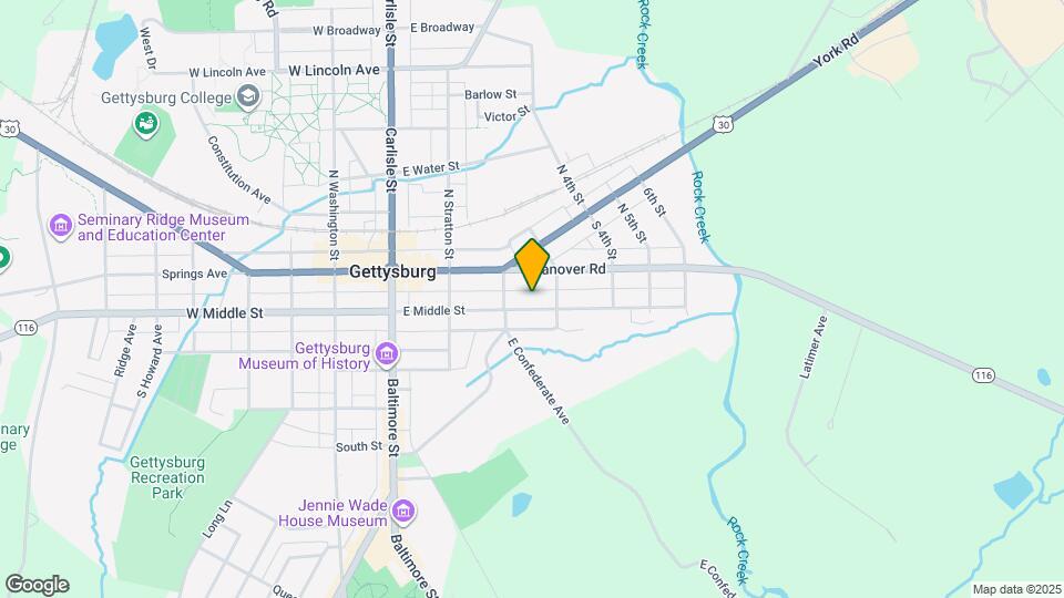 236 E Middle St Map and Location Details