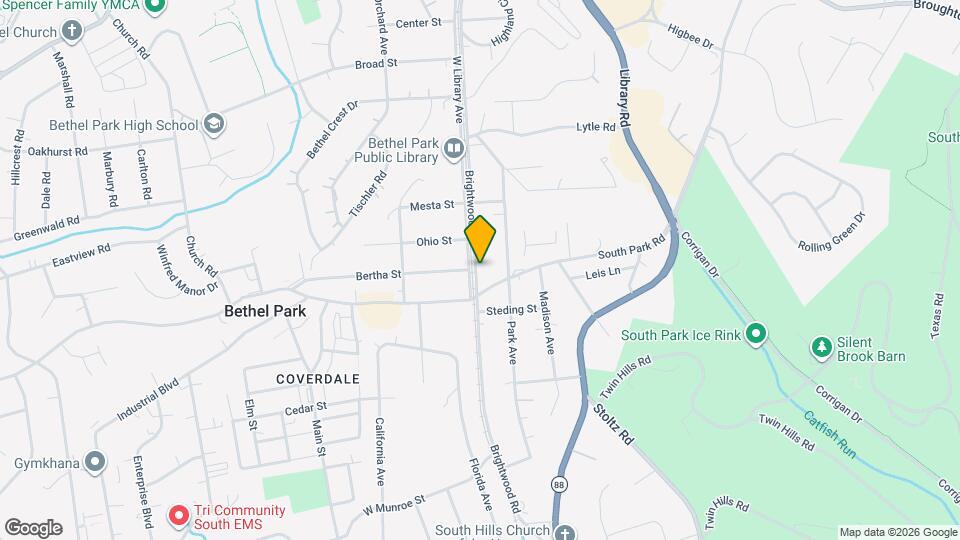 5225 Brightwood Rd, Unit Unit 4 Map and Location Details