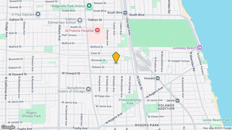 135 Custer Ave Mapa y Detalles de la Ubicación