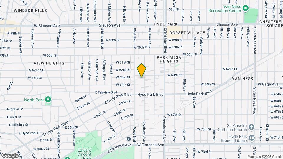 6315 Brynhurst Ave Map and Location Details