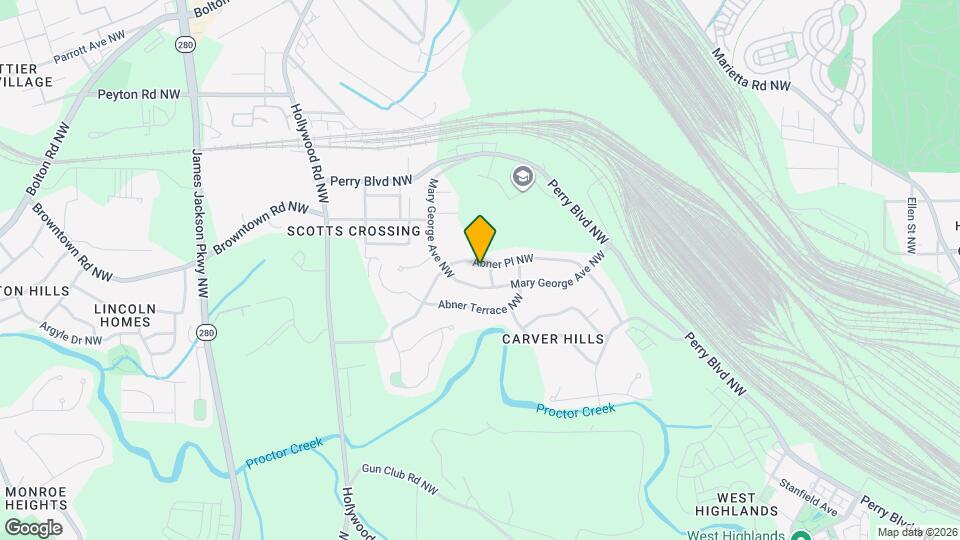 2322 Abner Pl NW Map and Location Details