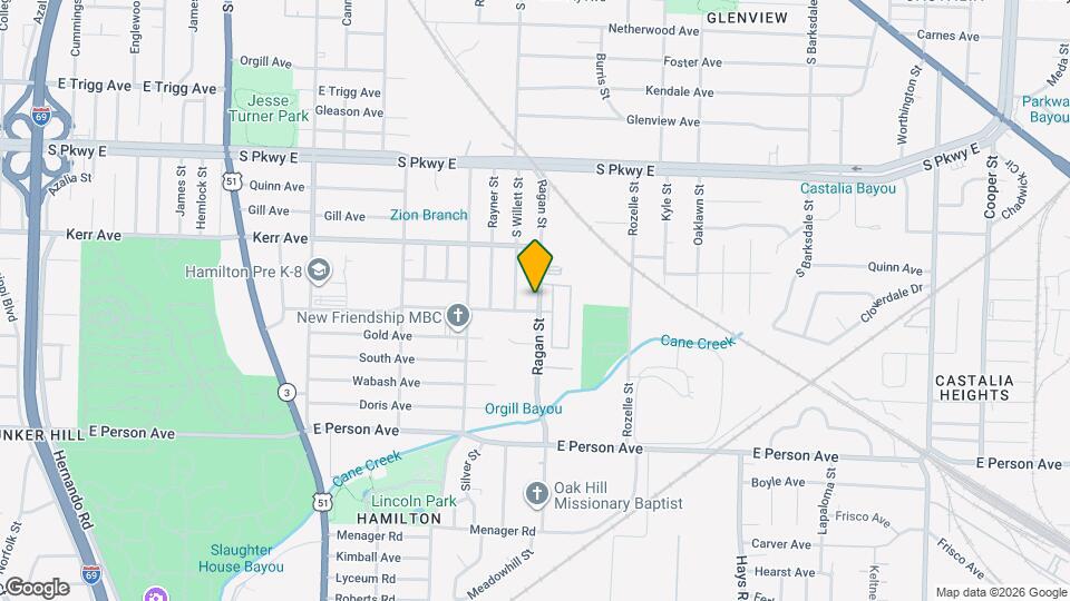 1513 Ragan St Map and Location Details